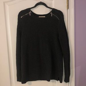Michael Kors knit sweater dark grey